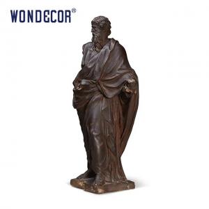 China Custom Life Size Bronze Garden Statues with a Western Male Scholars wholesale