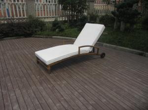 China Adjustable Rattan Sun Lounger , Grey Folding Wicker Lounge Chair wholesale