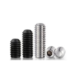 China Metric Measurement System SS304 Headless Hexagon Socket Set Screws Passivated Finish wholesale