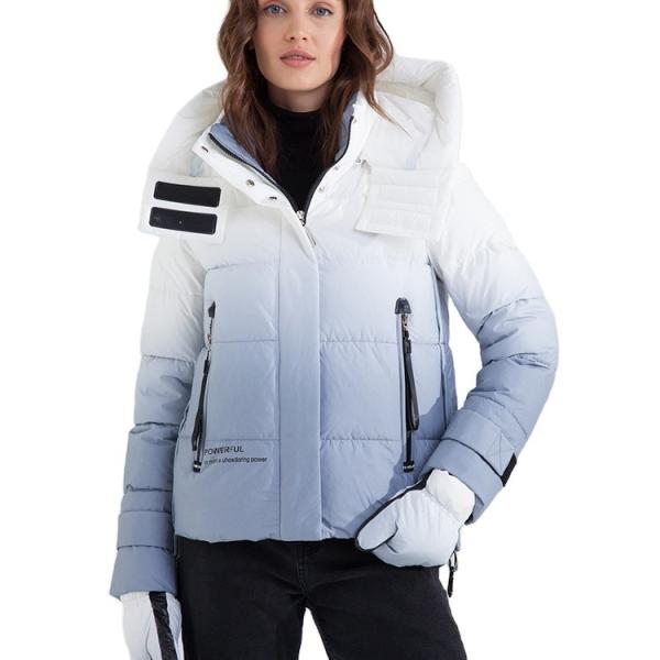 Hot Selling Good Quality FODARLLOY Women Hooded Clothes Slim Warm Down Winter