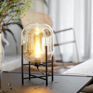 China Home Deco Lighting fixtures LED Living Room Bedroom Smoke Gray Glass Standing Lamp(WH-MFL-28) wholesale