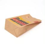 Unique Opening Design Easy Folding Convenient Kraft Paper Delivery Snack Packing