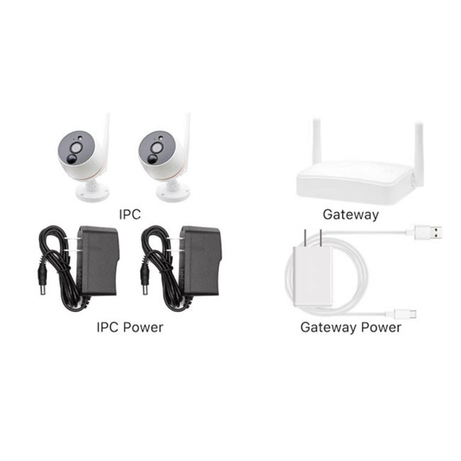 1080P Mini WiFi CCTV Camera Kit Support Motion Detection Support 128GB TF Card