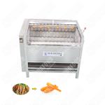Vegetable Brush Washing And Peeling Machine Cassava Peeling Cleaning Machine