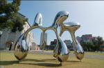 Custom Size Stainless Steel Garden Statues For City Decoration OEM / ODM