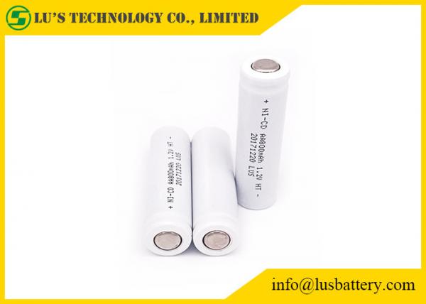 Quality Rechargeable Nickel Cadmium AA Batteries , High Temperature AA Battery 1.2V 800mah for sale