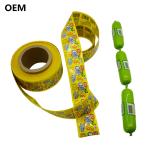 Plastic Sausage Casings Custom Logo Flexography Printing Plastic Beef Sausage