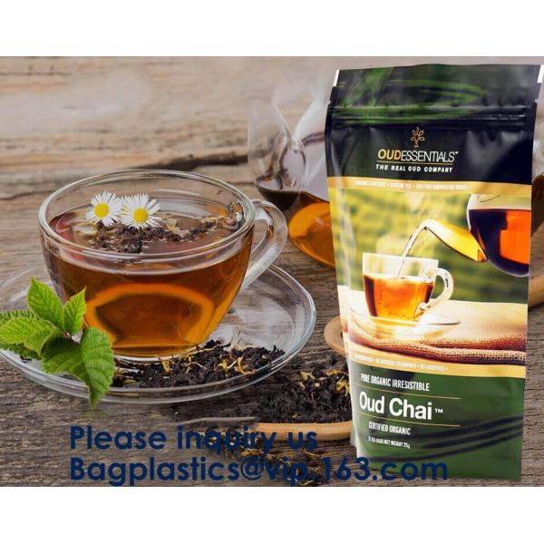 Custom Print Biodegradable Foil Packaging Soft Zipper Stand Up Bottom Gusset Plastic Drinking Pouches Bags With Straws