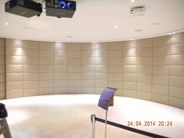 Large Heavy duty Automatic Curved Sliding Door for Hongkong building Stage