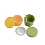 Clear or Customized Color 50ml/100ml Facial Scrub Cream Jar PP Mate Cream