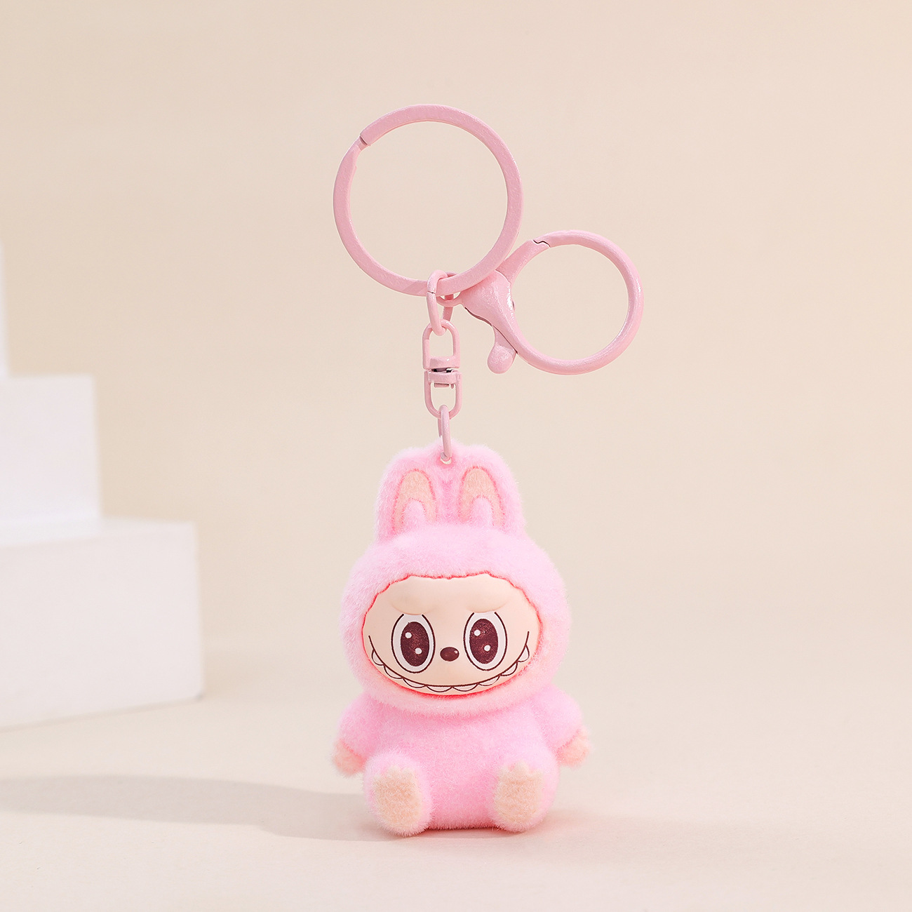 Plush Labubu Keychain Doll The Monsters Pendant Figures Collectible Toys Bag Accessories Gift