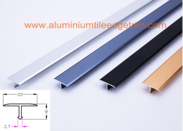 Aluminium Laminate Flooring Trims And Edging Transition Strip Decoration