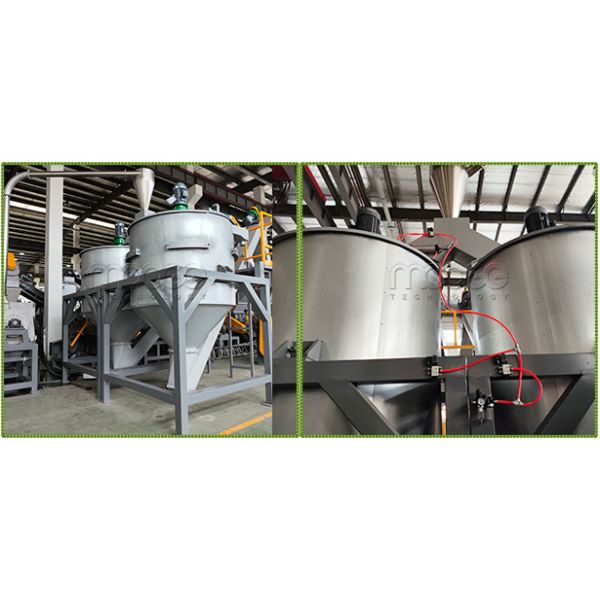 Waste Beverage Bottle Washing Drying Plastic Pet Recycling Machine