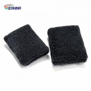 China Viscose Car Detailing Tools 8x14cm Scratchless Leather Car Seat Compound Applicator Pad on sale