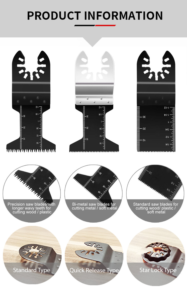 35mm HCS Concrete Multi Tool Blade Bi Metal Teeth