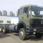 Beiben All Drive 6 Wheel Off Road Truck Chassis 420HP For Bad Road