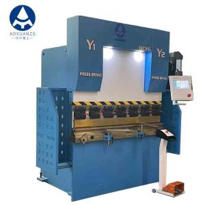 China Small Press Brake 80T1600 6mm Carbon Steel 3mm Stainless Steel 5 Feet CNC Hydraulic Bending TP10S Controller 3Kw wholesale