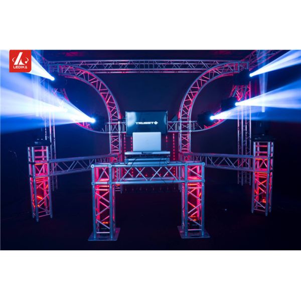Creative Irregular Shape Aluminum Square Stage Truss System Pentagram / Heart Shape