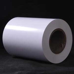 China WG0133 Adhesive Labelstock Cast Coated Facestock Acrylic Glue White Glassine Liner wholesale