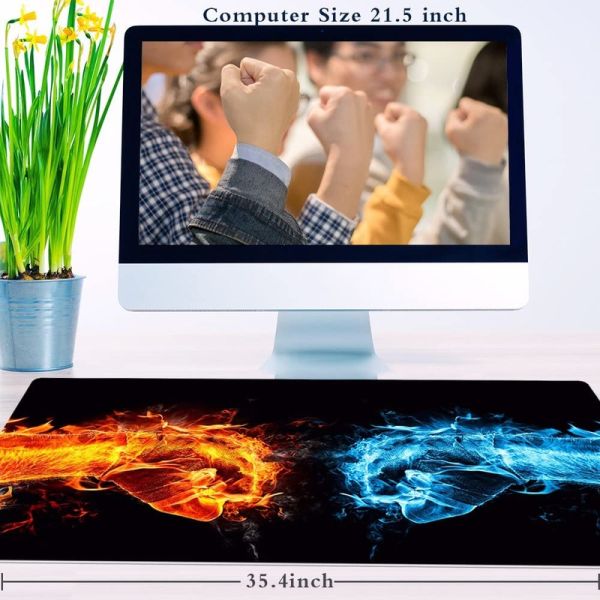 GMP-014 Large Long Gaming PASSIONATE Non Slip Rubber Mouse Pad