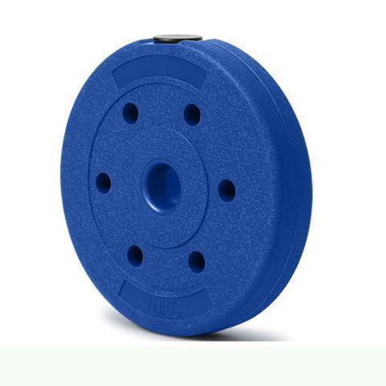 Wholesale Ladies Home Use Colored Cement Dumbbells PP Friendly Plastic Ring Dumbbell