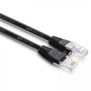 China Black UTP Cat5e Patch Cable 24AWG CCA UL 6ft Cat5e Network Patch Cable wholesale