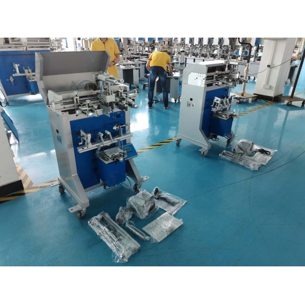 Semi-Automatic Screen Printing Machine for Bottle Printing