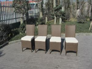 China 5pcs KD rattan dining set wholesale