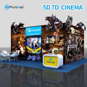 China Electric 7D 5D Cinema Simulator For Home Theater With Leg Sweep on sale