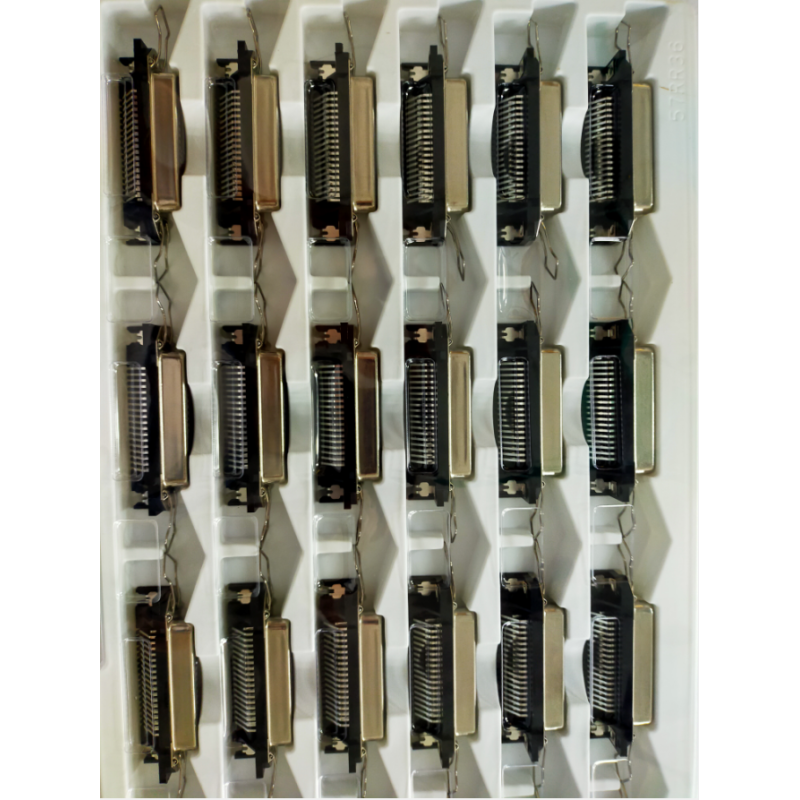 320pin Female SFP Connector 2x8 Ports Press-Fit Stackable