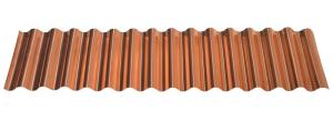 China Decorative Copper Corrugated Roofing Sheets Easy Cleaning wholesale