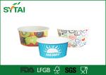 Printing ice cream cups paper Personalized Cold Food disposable ice cream