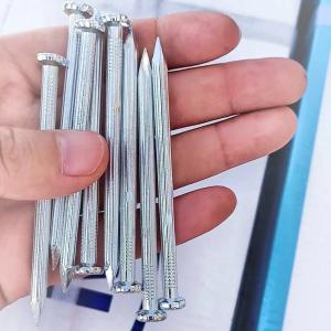 China ODM Zinc Plated Steel Concrete Nails With Flat Head Carbon Steel 45# 55# wholesale