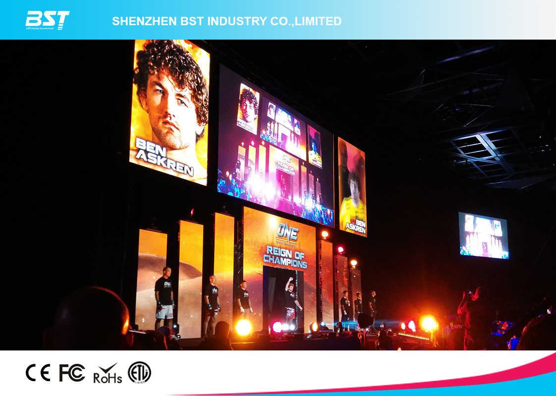 SMD2121 RGB Rental Led Display 500 X 1000mm Ultra thin LED screen P4.81 P6.25