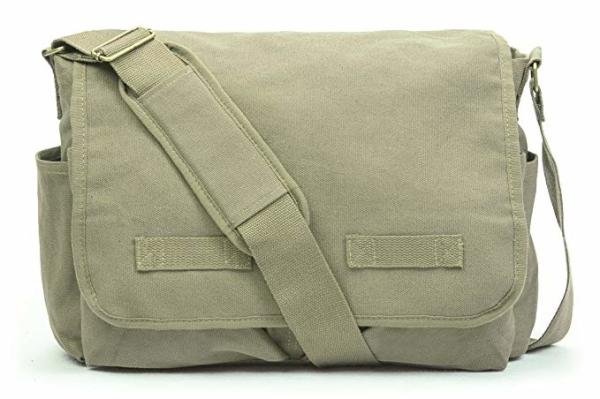 Outdoor Military Tactical Sling Bag , Vintage Military Canvas Bag Spacious