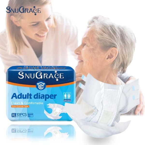 SnuGrace Adult Diaper for Elderly People Women Unisex Adults Customizable and