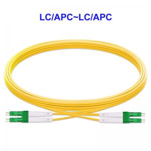 China LSZH LC/APC Fiber Optic Network Cable Duplex Core OS2 OFNP 2 Core wholesale