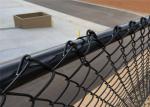 PVC Coated galvanized Chain Link Fence , Football field fence, basketball filed