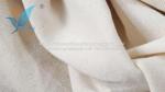 Knitted Cotton Fireproofing Fabrics Creamy White