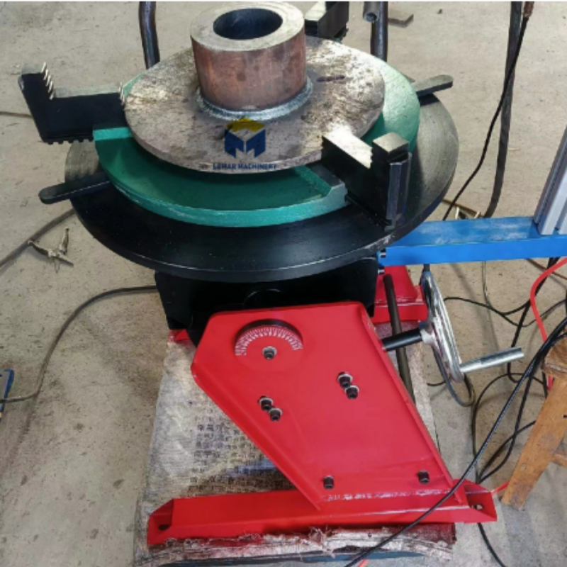 300kg Tilting Welding Positioner, Small Rotary Worktable for Circular Workpiece Welding