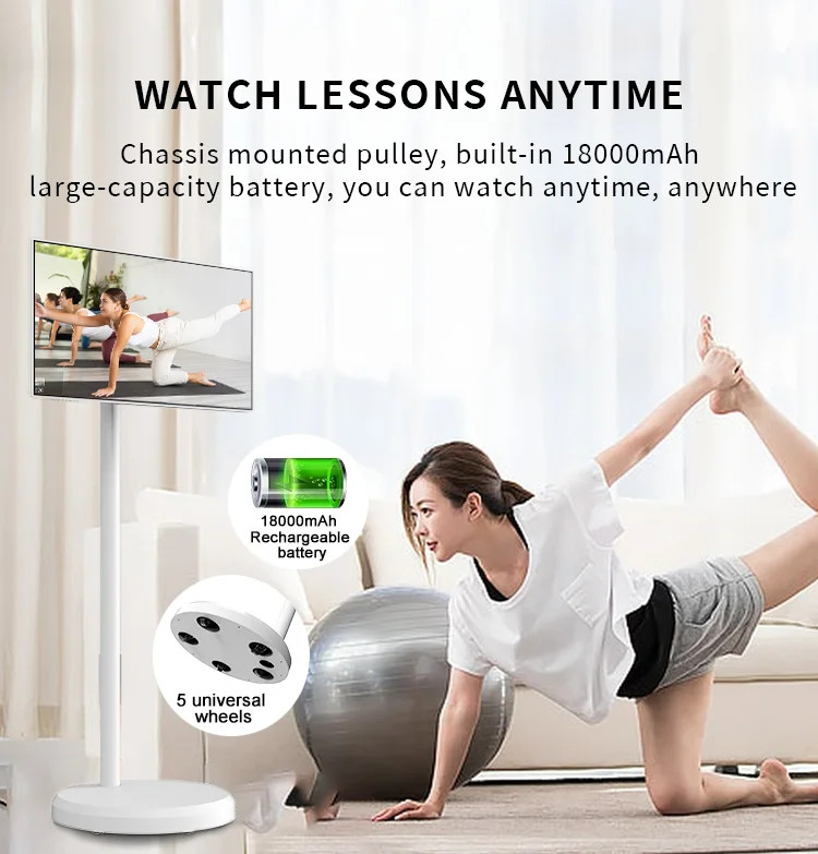 Movable Smart TV Rotate Screen 24 Inch 32 Inch IPS Android 12 Incell Lcd Display