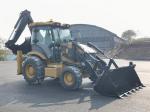 Wheeled Mini Payloader 2.5 Ton Backhoe Digger Excavator 4X4 Retroexcavadoras