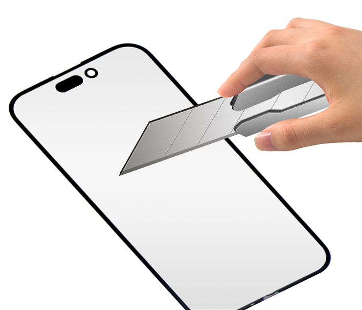 Custom Mobile Phone Front OCA Glass Frame For Iphone 14 Pro