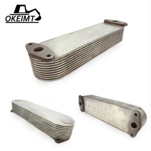 China OKEIMT 6152612111 Engine Oil Cooler Core For Komatsu High Efficiency wholesale