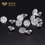 Sparkling Round Excellent Cut Carbon Loose Lab Diamonds For Jewellery