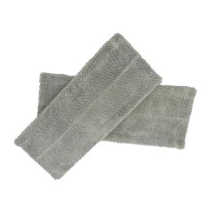 China Grey Flat Floor Wet Mop Pads 80% Polyester 20% Polyamide 450gsm wholesale