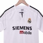 Polyester Retro Football Shirts 2003-2004 Real Madrid Home Model
