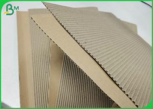 China 140g + 120g Fluting Brown Color Corrugated Paper Sheet For Coffee Cup Sleeves wholesale