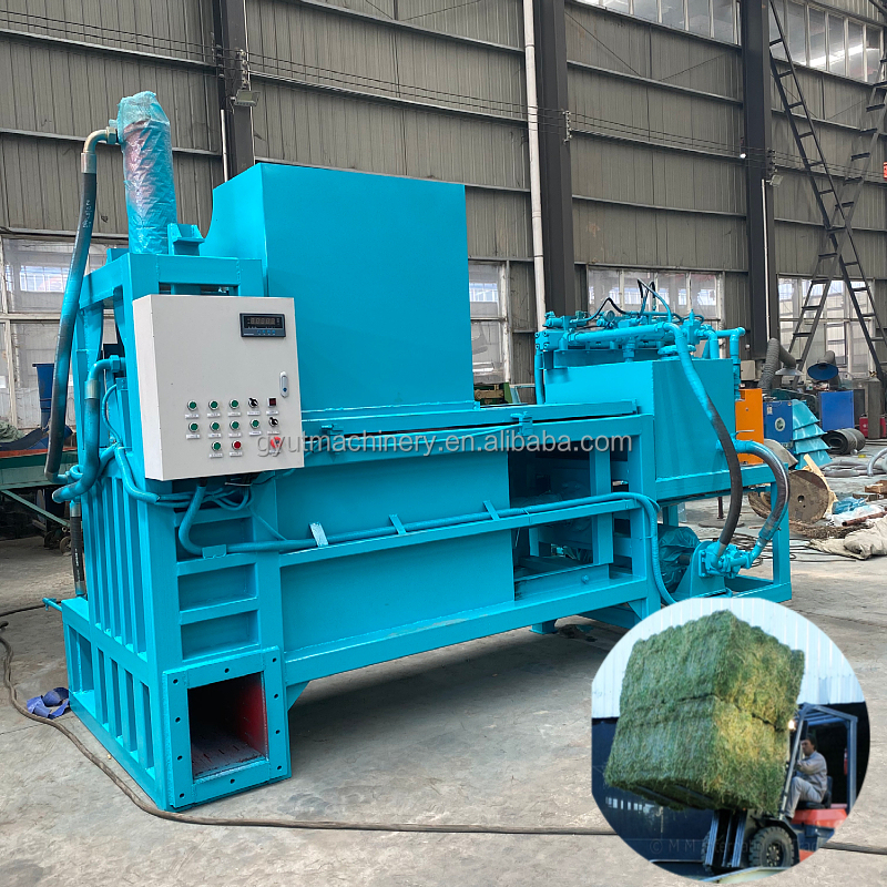 Chopped Straw Corn Silage Wood Shavings Wood Sawdust Cocopeat Baler Packaging Type Bags