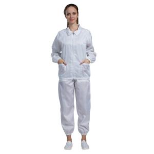China Clean Room OEM ESD Anti Static Clothing Dustproof Women Fire Resistant wholesale